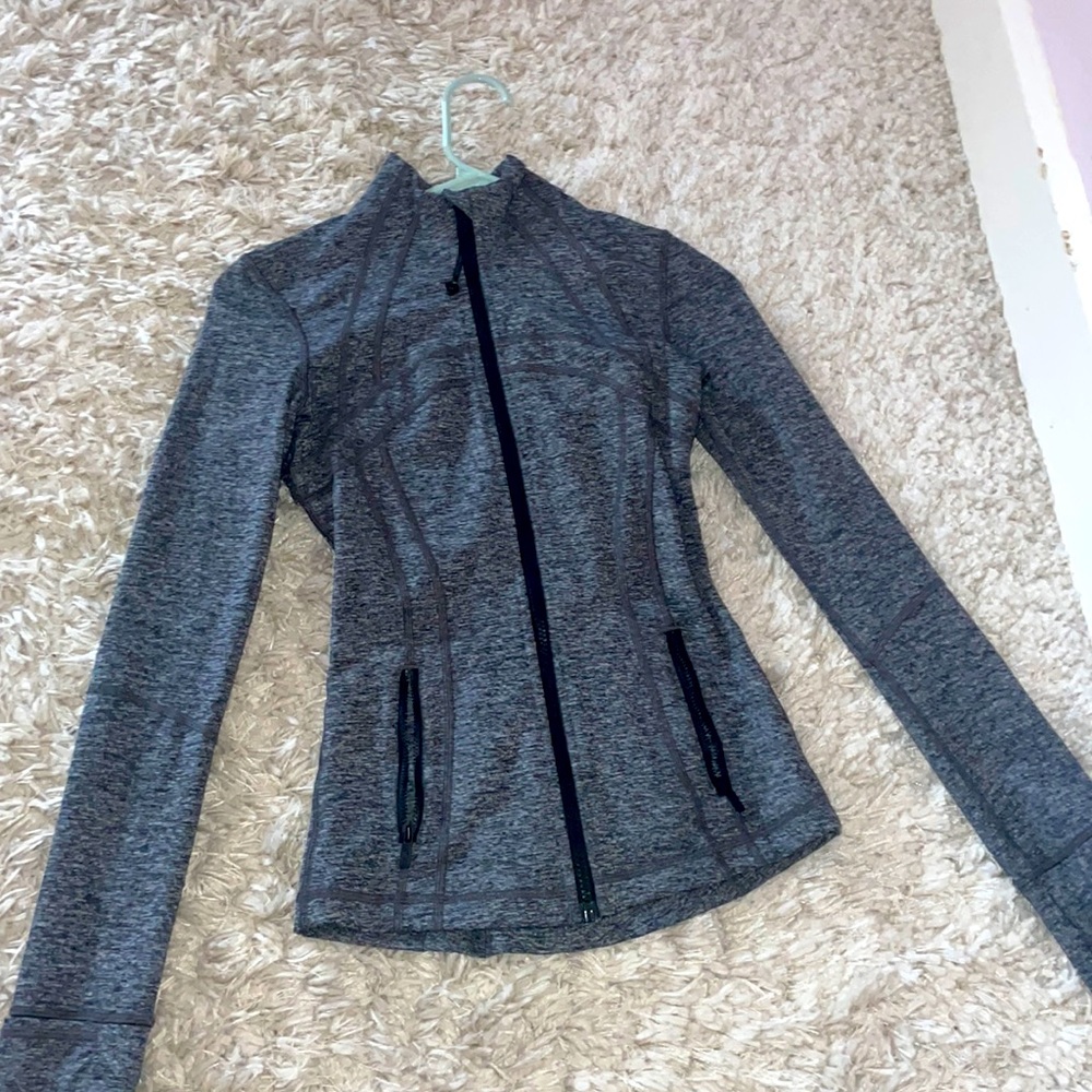 Lululemon define jacket speckled grey